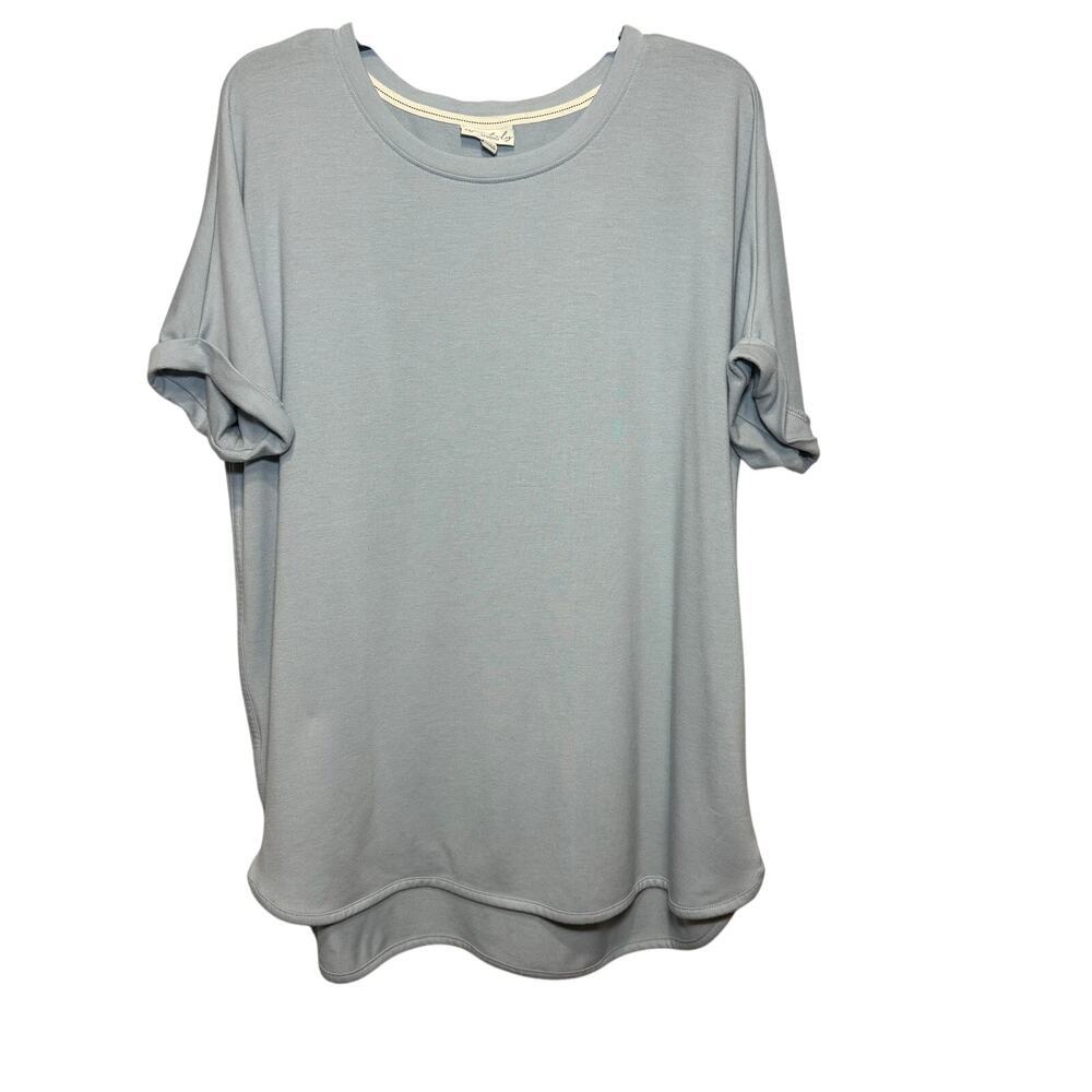Wonderly light blue short sleeve shirt. Size‎ XL